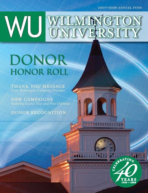 hONOr rOll - Wilmington University