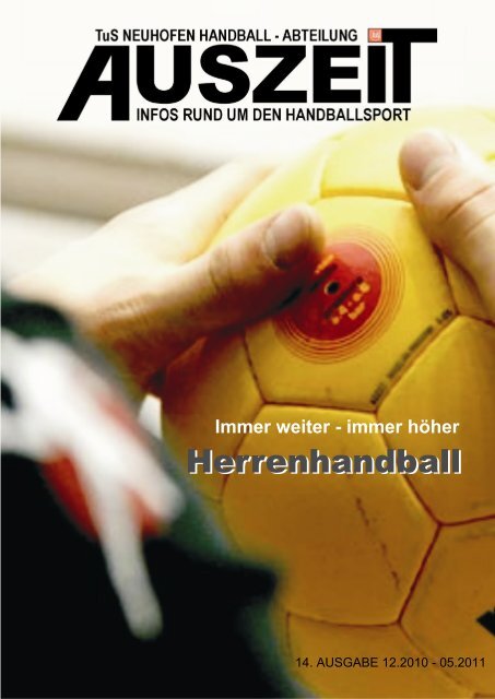 Ausgabe Dezember 2010 - Handball TuS Neuhofen