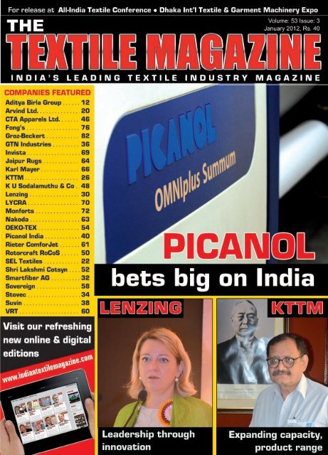 policy initiatives - Textile Magazine