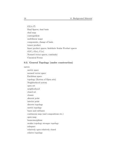 Supplement for Manifolds and Differential Geometry Jeffrey M. Lee