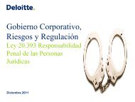 Gobierno Corporativo & Cumplimiento Ley 20.393 - Amcham Chile