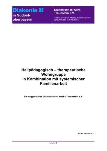 Download Konzeption - Diakonische Werk Traunstein eV