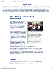 HAI Lighting Control (HLC) Stand-alone - SmartHome-Products