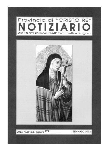 Notiziario - Provincia di Cristo Re dei Frati Minori dell'Emilia Romagna