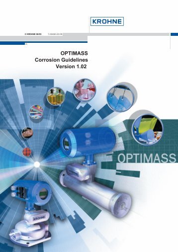 OPTIMASS Corrosion Guidelines Version 1.02 - Krohne