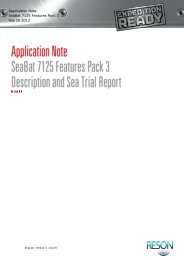 Application Note SeaBat 7125 Features Pack 3 ... - Teledyne Reson