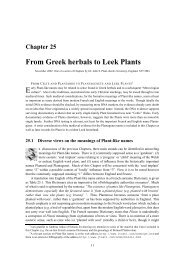 From Greek herbals to Leek Plants - Plant-fhg.org.uk