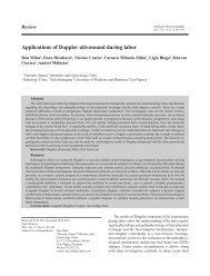 Applications of Doppler ultrasound during labor - Medical ...