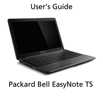 User's Guide Packard Bell Easynote TS - Software Archives - Software