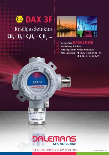 DAX 3F - Dalemans Gas Detection