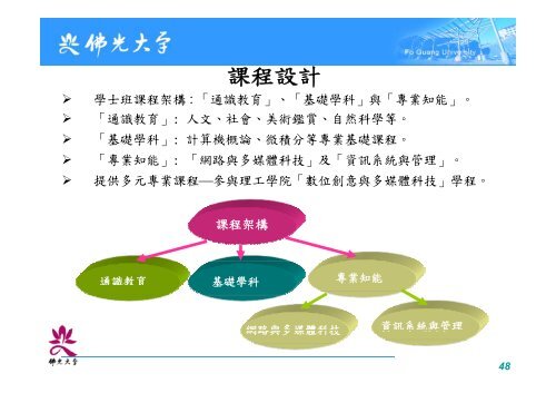 數位學習（課程設計與教材製作） - 佛光大學