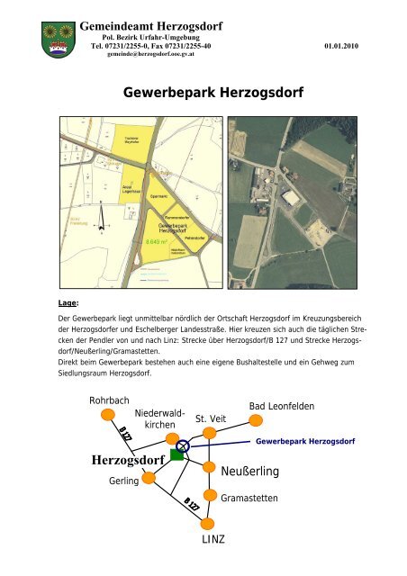 Gewerbepark Herzogsdorf Herzogsdorf - QuickObjects