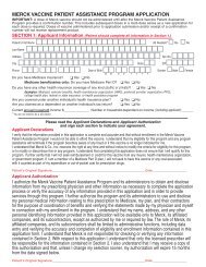 merck vaccine patient assistance program application - Indiana ...