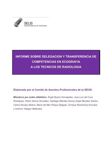 Informe SEUS sobre DelegaciÃ³n de Competencias en ... - SEDIA