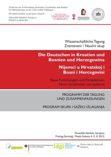 Die Deutschen in Kroatien und Bosnien und Herzegowina Nijemci u ...