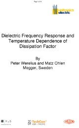 Dielectric Frequency Response and ... - Unitronics Electric