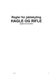 Regler til Jaktskyting - Oslo Jeger