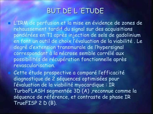 DÃ©termination de la nÃ©crose myocardique par rehaussement tardif ...