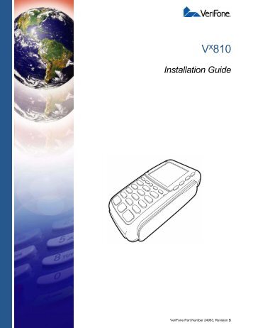 24963 Vx810 Installation Guide - Equipment