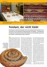 Fondant, der nicht klebt - brot+backwaren