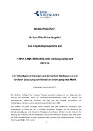 Basisprospekt 2013.pdf - Bank Burgenland