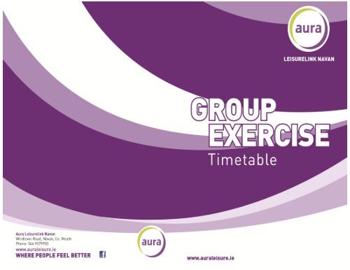 Group Exercise Timetable - Aura Leisure Centres