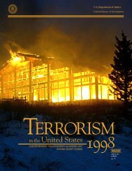TERRORISM 98 - FBI