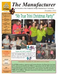 December 2003 Newsletter.cdr - Trinidad and Tobago ...