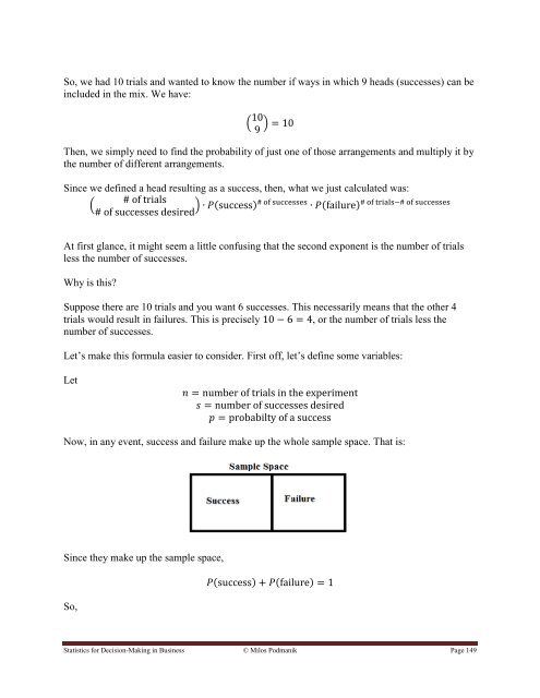 Statistics for Decision- Making in Business - Maricopa Community ...