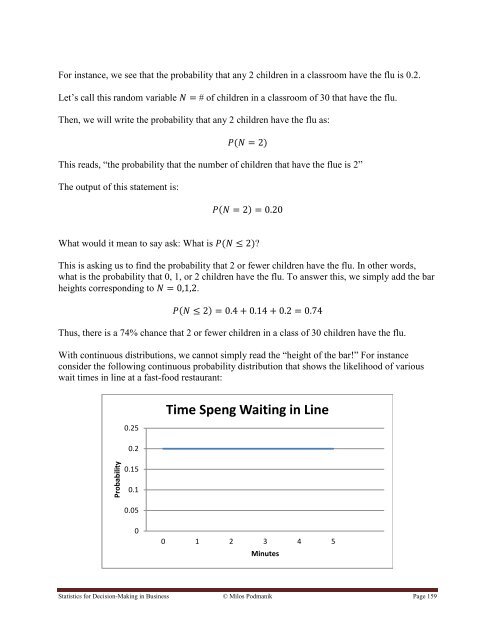 Statistics for Decision- Making in Business - Maricopa Community ...