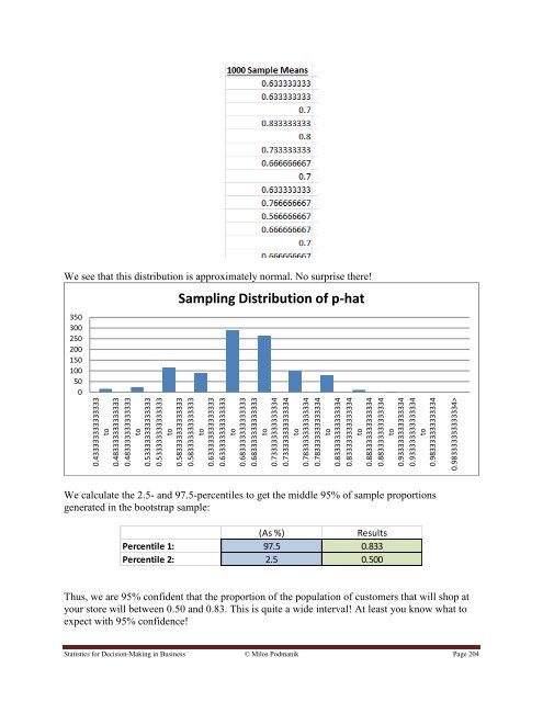 Statistics for Decision- Making in Business - Maricopa Community ...