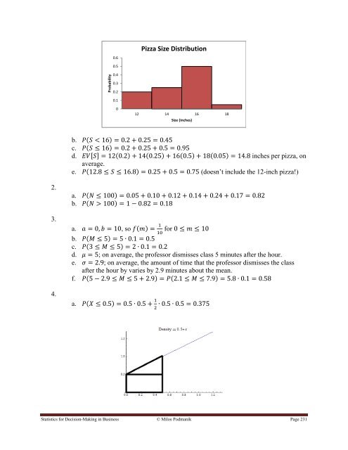 Statistics for Decision- Making in Business - Maricopa Community ...