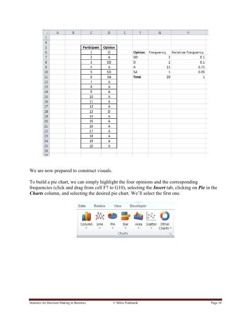 Statistics for Decision- Making in Business - Maricopa Community ...