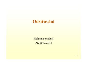 PÅednÃ¡Å¡ka odsiÅovÃ¡nÃ­ 2012-13