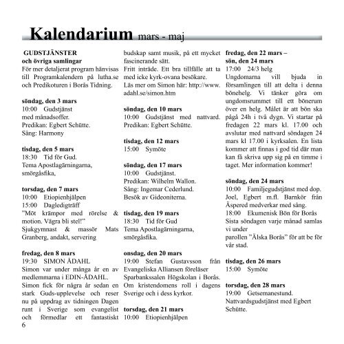 Luthabladet vår 2013 - lutha.se
