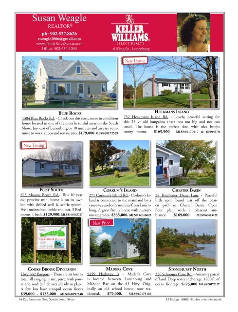  Nova Scotia Home Finder South Shore Edition January 2015