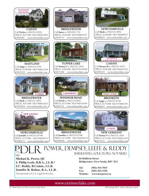  Nova Scotia Home Finder South Shore Edition January 2015