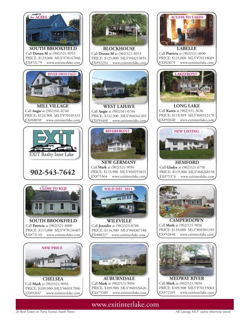  Nova Scotia Home Finder South Shore Edition January 2015