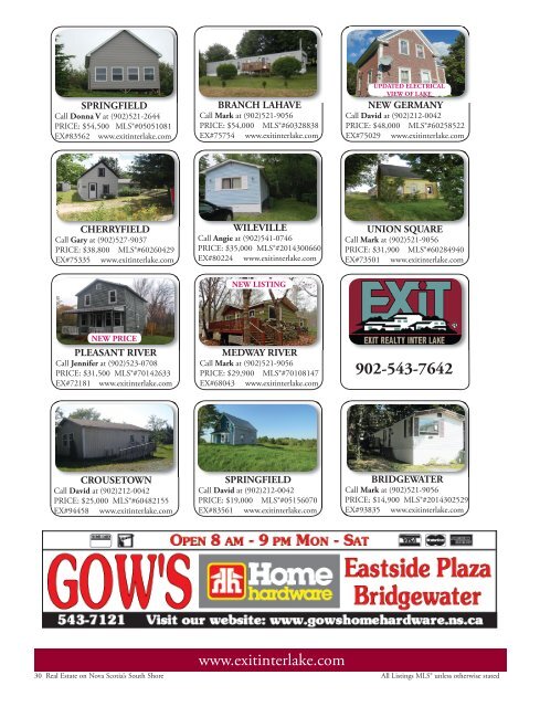  Nova Scotia Home Finder South Shore Edition January 2015