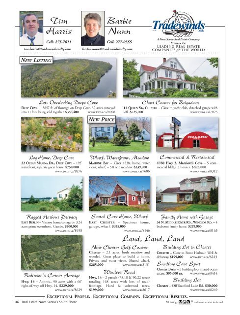  Nova Scotia Home Finder South Shore Edition January 2015