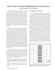 Seismic Analysis of Masonry-Infilled Reinforced Concrete Frames