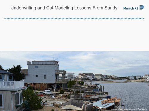 LESSONS FROM HURRICANE SANDY - IMUA