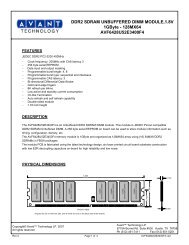 AVF6428U52E3400F4 - Avant Memory Solutions