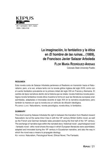 de francisco Javier Salazar Arboleda - Repositorio UASB-Digital