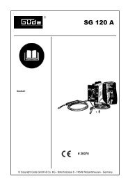 SG 120 A - Alle-Bedienungsanleitungen.de