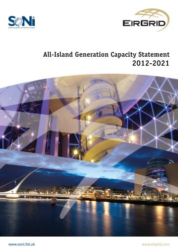 All-Island Generation Capacity Statement 2012-2021 - Eirgrid