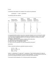 P10-10 Cyclohexanol was passed over a catalyst to form water and ...