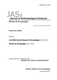 Rivista di Antropologia - Isita-org.com