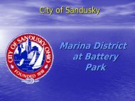 Marina District at Battery Park - City of Sandusky