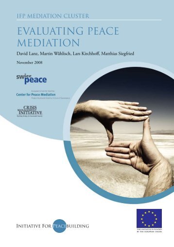 EVALUATING PEACE MEDIATION - Organisation for Economic Co ...